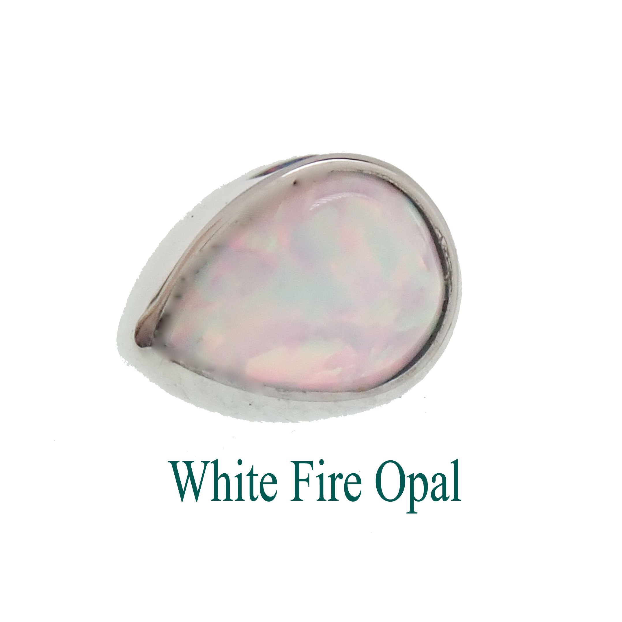 14g Teardrop Flatback/ Dermal piercing