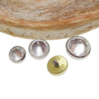 14g/1.2mm thread Internally Threaded CZ top