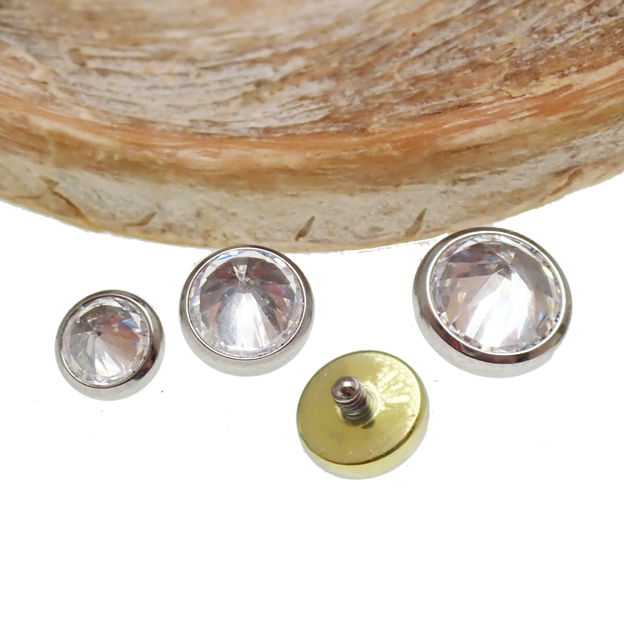 14g/1.2mm thread Internally Threaded CZ top