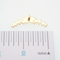 Star CZ Helix Curve Titanium Flatback/ Labret Piercing 18g, 16g, 14g (Copy)