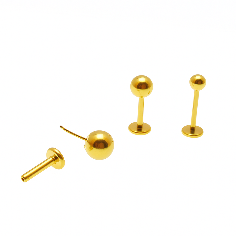 Push-Fit Implant Titanium flatback in 3mm • 4mm • 5mm Ball Sizes