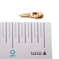 PVD Gold Raven Skull Titanium Flatback Piercing: Internally Threaded (18g, 16g, 14g)