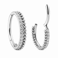 Clear Crystal & Bead Clicker 16g