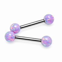 Titanium Multi Lavender Fire Opals