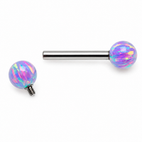 Titanium Multi Lavender Fire Opals