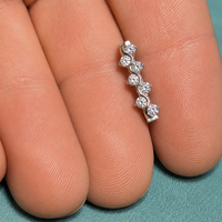 Vine Titanium Belly Ring Clicker 14g 10mm 3/8''