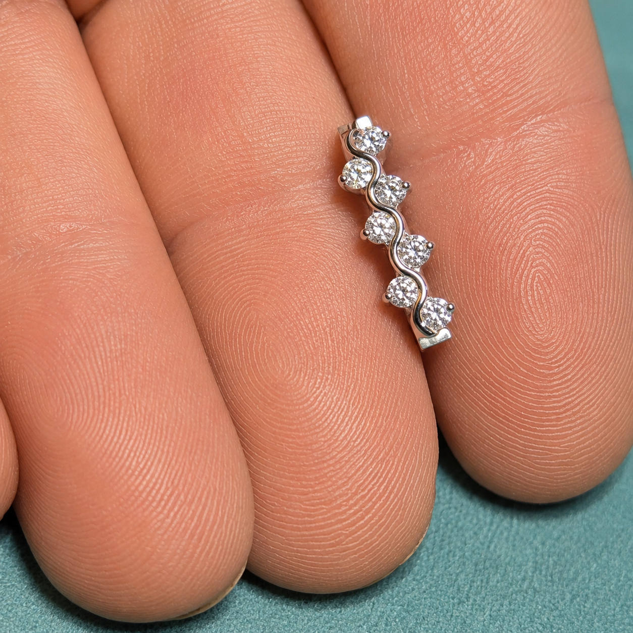 Vine Titanium Belly Ring Clicker 14g 10mm 3/8''