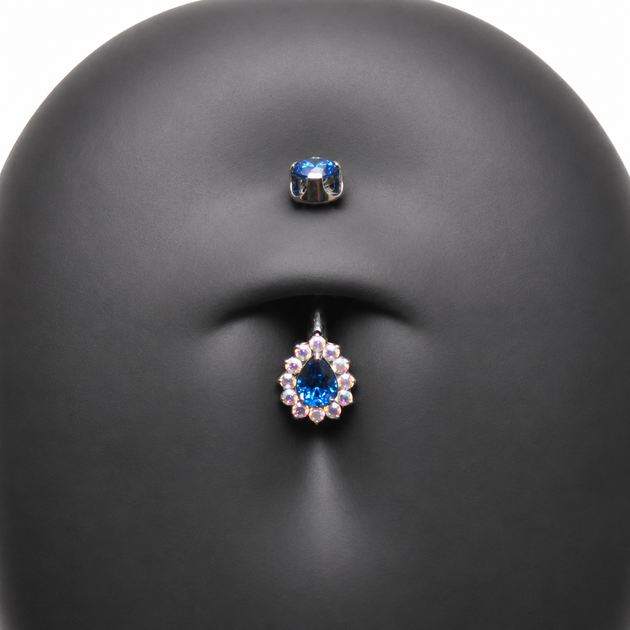 Titanium internally threaded 14g belly ring from Body Clickers Body Jewelry, featuring a smooth, polished design for comfortable wear.