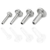 Opal Moon Push Fit Flatback Titanium 20g, 18g, 16g, 14g