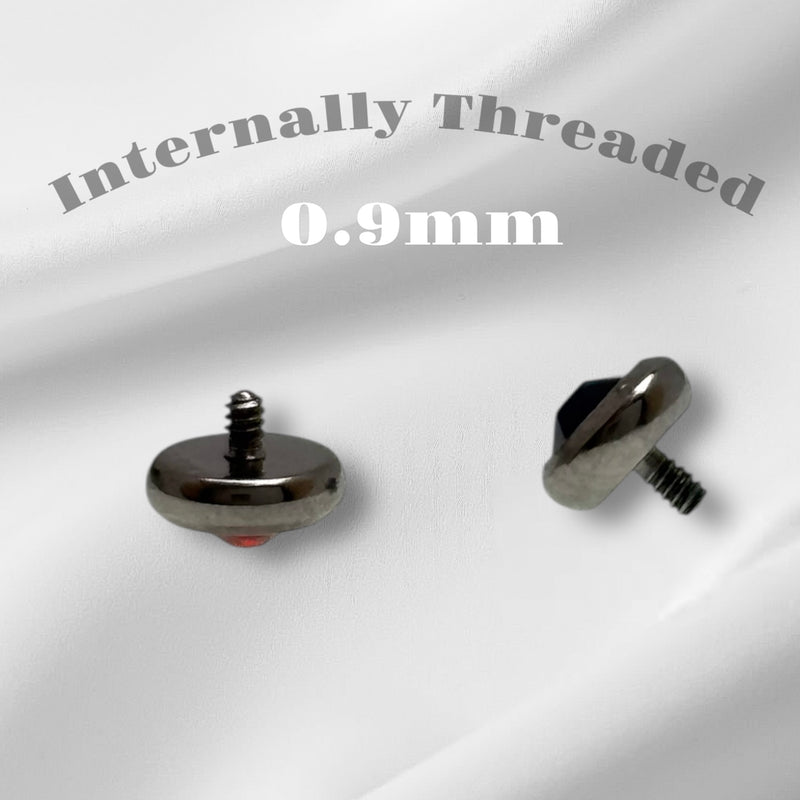 CZ Titanium Tops - 16g - Body Clickers Body Jewelry