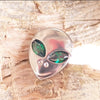 Smirking Alien Push Fit Flatback Titanium 20g, 18g, 16g, 14g - Body Clickers Body Jewelry