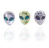 Smirking Alien Push Fit Flatback Titanium 20g, 18g, 16g, 14g - Body Clickers Body Jewelry