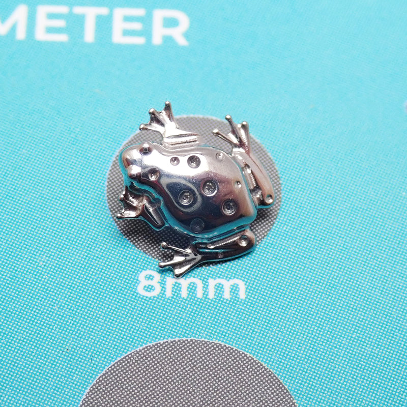 Frog Titanium Flatback/ Labret Piercing 18g, 16g, 14g