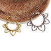 Plain Filigree Titanium Clicker 16g