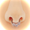 Flower Titanium Hinged 10mm Clicker 16g - Body Clickers Body Jewelry