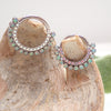 Oplaite Peach & CZ  Titanium Clicker 16g