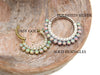 Oplaite Peach & CZ  Titanium Clicker 16g