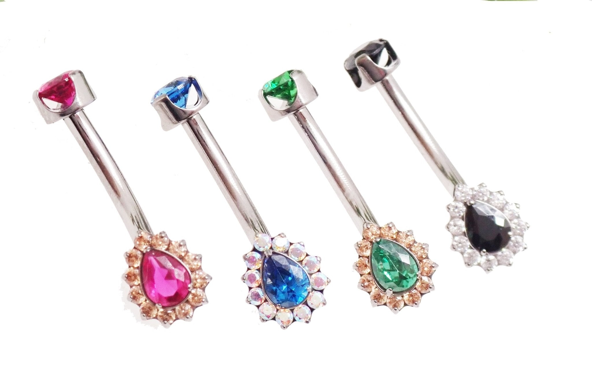 14g Titanium Radiant Belly Ring - Body Clickers Body Jewelry