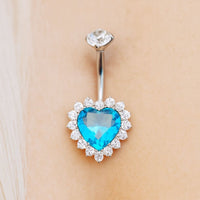 Titanium Heart Belly Ring piercing - Body Clickers Body Jewelry