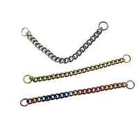 Titanium flat nose and ear chain add-on by Body Clickers Body Jewelry, featuring sleek design and lightweight titanium material.