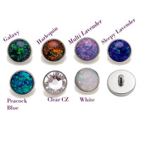 8mm Body Clickers dermal, belly, and tongue topper attachment in 14g, stainless steel with a sleek design and smooth finish.