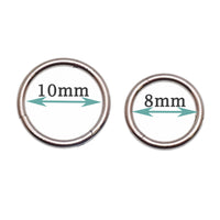 Implant grade titanium white opal sun hinge clicker body jewelry in 16g with 8mm or 10mm size for ear or septum piercing.