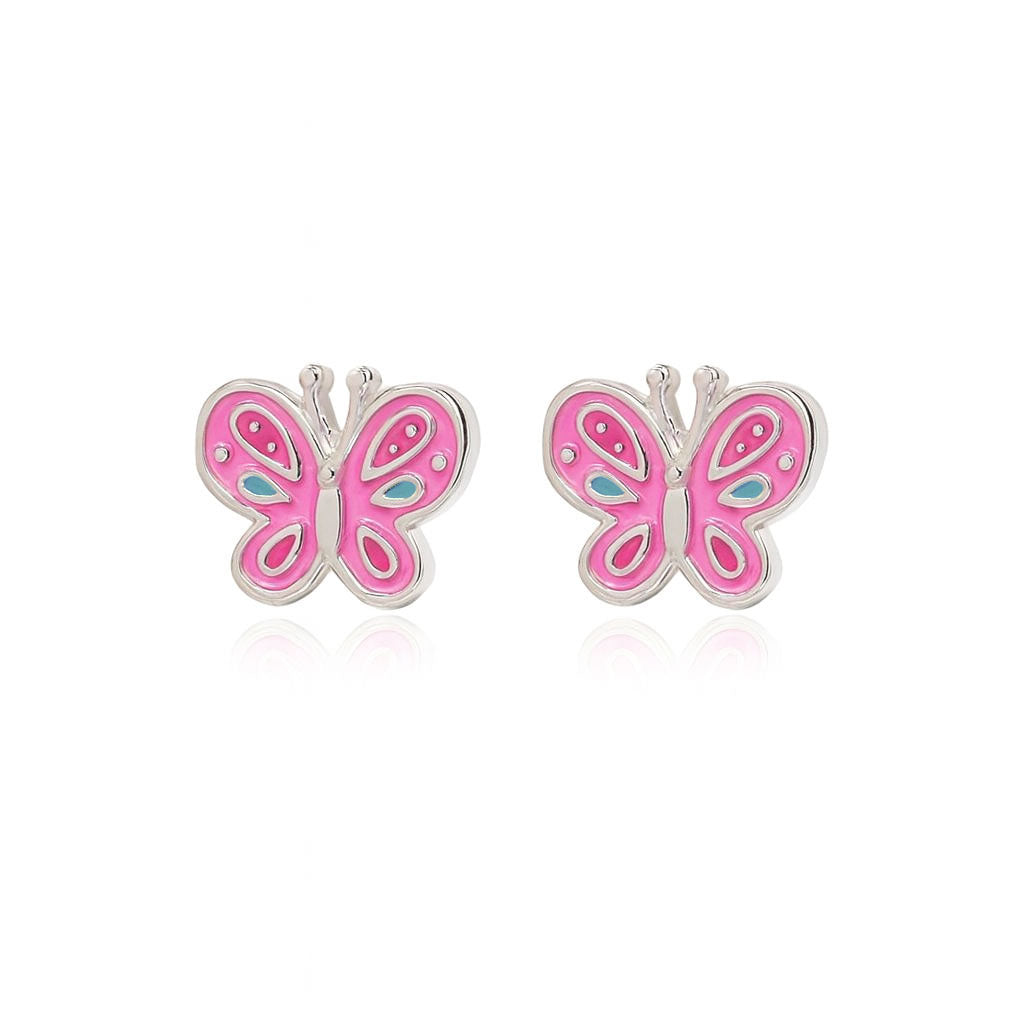 Sterilized titanium earrings by Body Clickers with pink donut, bears, and heart designs for body jewelry and piercing accessories.