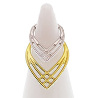 Elvish Celtic hinged titanium clicker jewelry in 16g with intricate elvish design, suitable for body piercing.