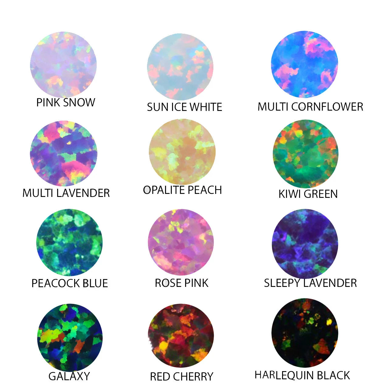 Titanium implant nipple jewelry with opal cluster shield and claw ends, 14mm push fit barbell, in peacock blue and pink colors.