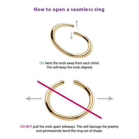 Sterling silver fire opal nose and ear hoop, 8mm, Body Clickers Body Jewelry, shiny and smooth circular body piercing jewelry