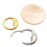 Titanium septum clicker jewelry by Body Clickers with 16g 8mm and 10mm daith and septum piercing, featuring a sleek design.