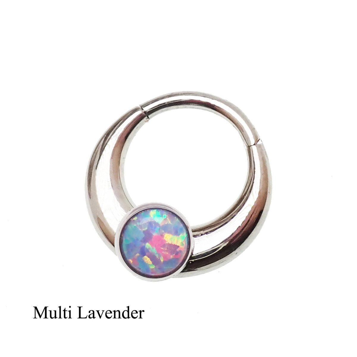 Implant Titanium Chunky Opal Clicker – 16G/14G