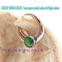 Implant Titanium Chunky Opal Clicker – 16G/14G
