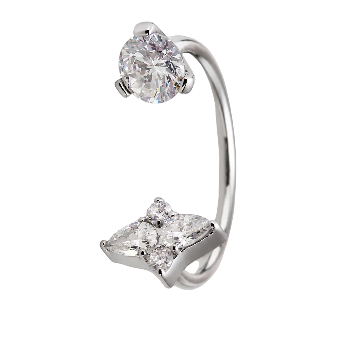 16g Titanium Horsehoe Ring