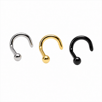 Ball Nose Cork-Style Piercing 18g