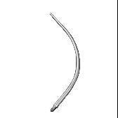  curved silver metal ear hooks, likely for helping with jewelry fitting for piercings 
