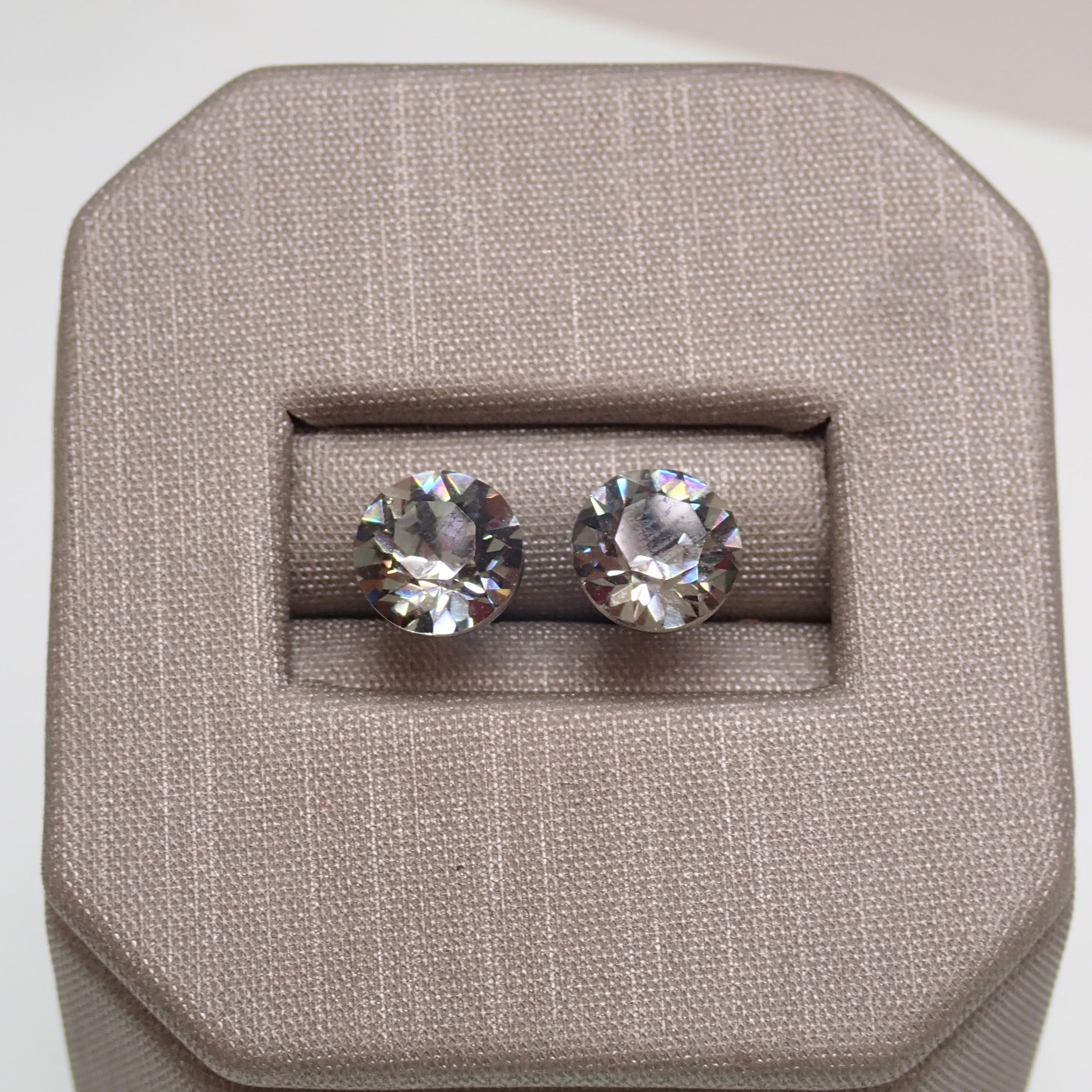 Implant Titanium CZ Earrings Pair 20g- CZ Color Options