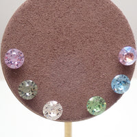 Implant Titanium CZ Earrings Pair 20g- CZ Color Options