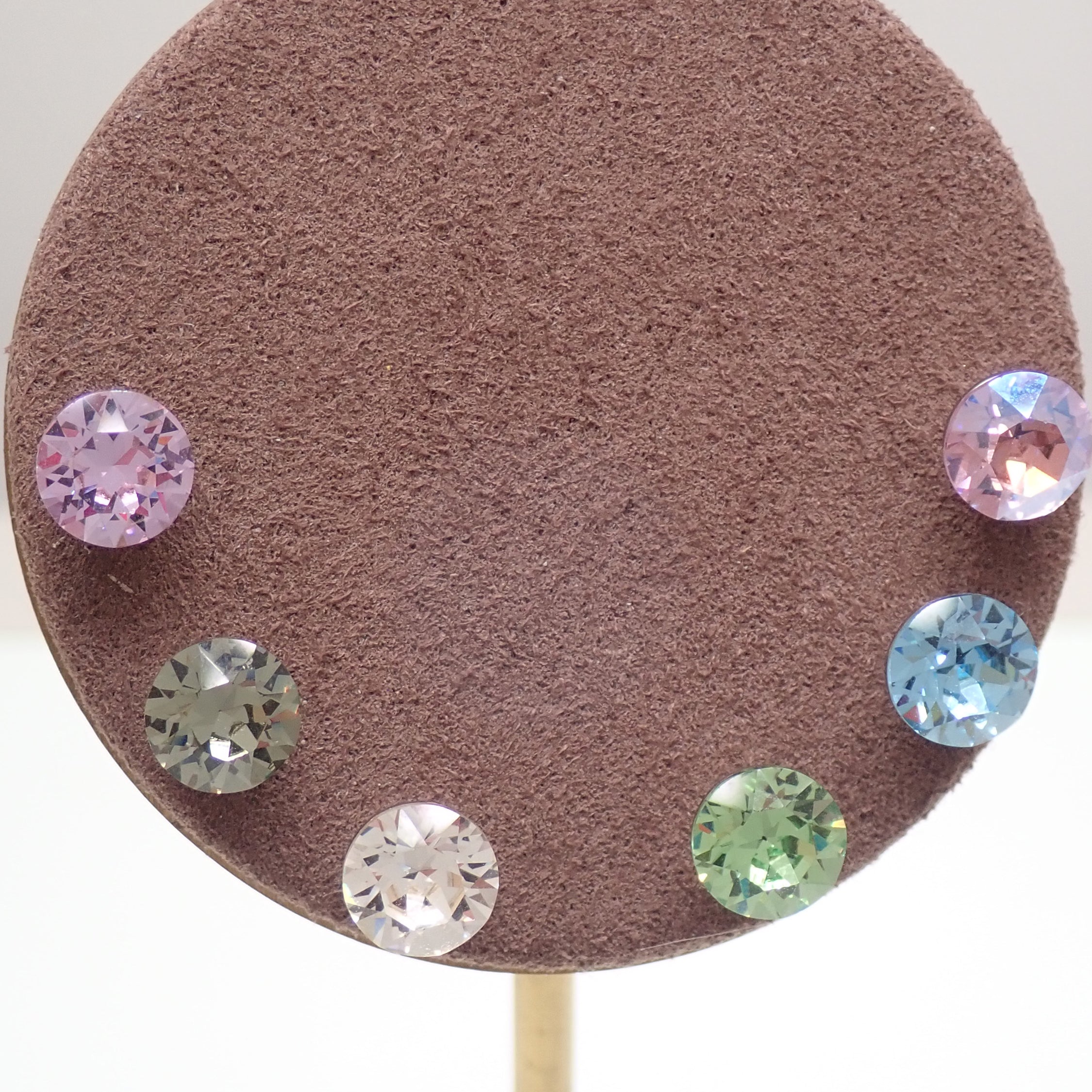 Implant Titanium CZ Earrings Pair 20g- CZ Color Options