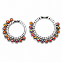 Dark Cherry Double Row Clicker 16g