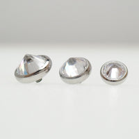 14g/1.2mm thread Internally Threaded CZ top