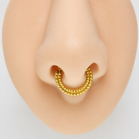 Double Pyramid Septum Clicker 16g