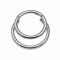 Crescent Titanium Clicker 16g