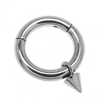 Titanium 4mm Spike Charm - Fits up to 10g Hoops!