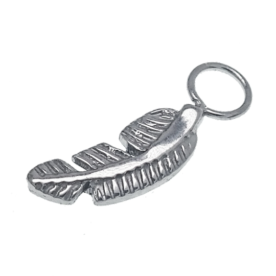 Bird Feather Titanium Charm - Fits up to 10g Hoops!