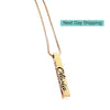 Personalized Engraved Jewelry Necklace pendant