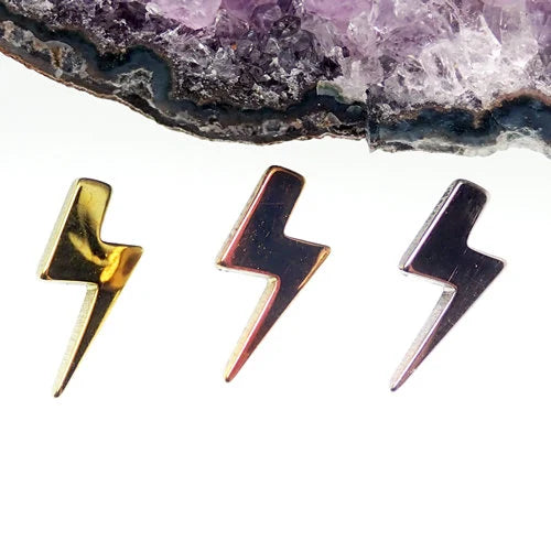 14g Titanium Flat Back Labret Post or Dermal Top- 1.2mm thread