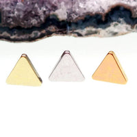 14g Titanium Flat Back Labret Post or Dermal Top- 1.2mm thread