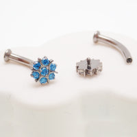 Floating Titanium Belly Bar Piercing 14g