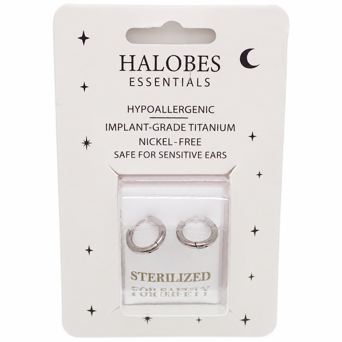 Sterilized Titanium Earrings • Implant-Grade Chunky Hoop Earrings